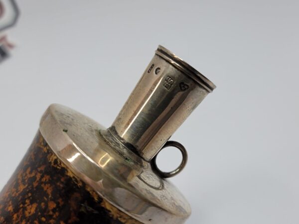 Large Antique Belgian Kalmasch Block Meerschaum Tobacco Pipe, Sterling Silver [SOLD OUT] - Image 6