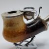 Large Antique Belgian Kalmasch Block Meerschaum Tobacco Pipe, Sterling Silver [SOLD OUT] - Image 8