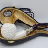 Large MBSD Meerschaum Block Meerschaum Golf Ball Spigot Tobacco Pipe, Case [SOLD OUT]