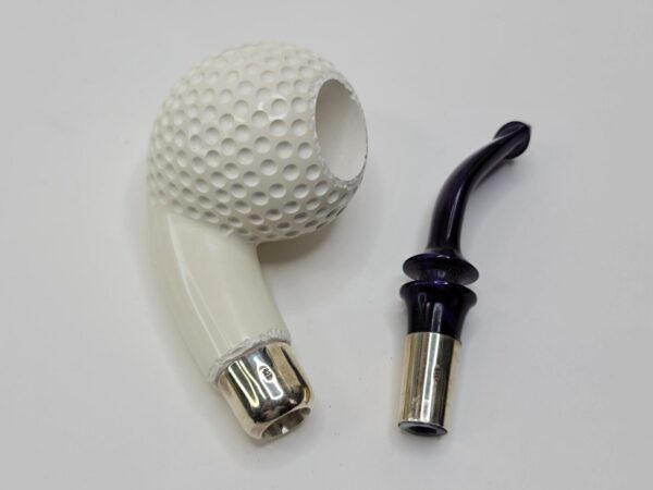Large MBSD Meerschaum Block Meerschaum Golf Ball Spigot Tobacco Pipe, Case [SOLD OUT] - Image 13