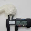 Large MBSD Meerschaum Block Meerschaum Golf Ball Spigot Tobacco Pipe, Case [SOLD OUT] - Image 14