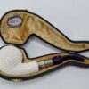 Large MBSD Meerschaum Block Meerschaum Golf Ball Spigot Tobacco Pipe, Case [SOLD OUT] - Image 3