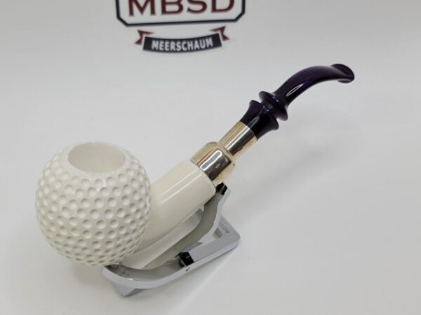Large MBSD Meerschaum Block Meerschaum Golf Ball Spigot Tobacco Pipe, Case [SOLD OUT] - Image 6