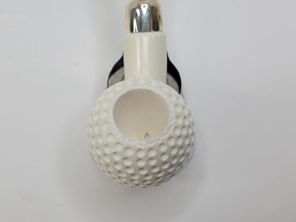Large MBSD Meerschaum Block Meerschaum Golf Ball Spigot Tobacco Pipe, Case [SOLD OUT] - Image 7