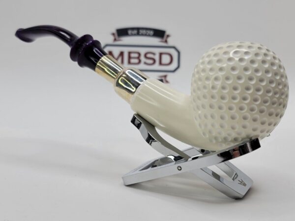 Large MBSD Meerschaum Block Meerschaum Golf Ball Spigot Tobacco Pipe, Case [SOLD OUT] - Image 9
