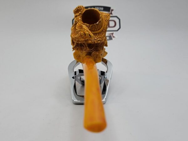 Large Sadik Yanik Block Meerschaum  Churchwarden Tobacco Smoking Pipe, Handmade [SOLD OUT] - Image 12