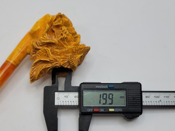 Large Sadik Yanik Block Meerschaum  Churchwarden Tobacco Smoking Pipe, Handmade [SOLD OUT] - Image 15