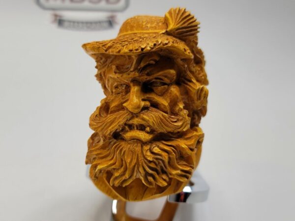 Large Sadik Yanik Block Meerschaum  Churchwarden Tobacco Smoking Pipe, Handmade [SOLD OUT] - Image 7