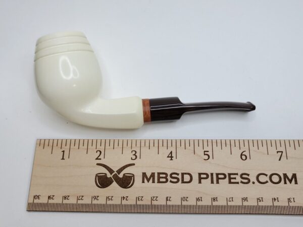 MBSD Meerschaum Deluxe Devil Anse Block Meerschaum Tobacco Pipe, 9mm Filter [SOLD OUT] - Image 13