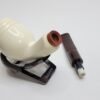 MBSD Meerschaum Deluxe Devil Anse Block Meerschaum Tobacco Pipe, 9mm Filter [SOLD OUT] - Image 17