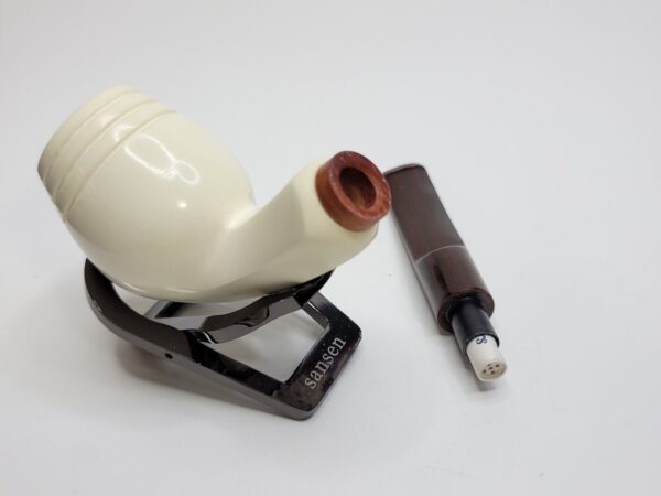 MBSD Meerschaum Deluxe Devil Anse Block Meerschaum Tobacco Pipe, 9mm Filter [SOLD OUT] - Image 17