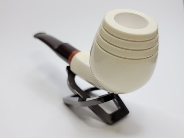 MBSD Meerschaum Deluxe Devil Anse Block Meerschaum Tobacco Pipe, 9mm Filter [SOLD OUT] - Image 7