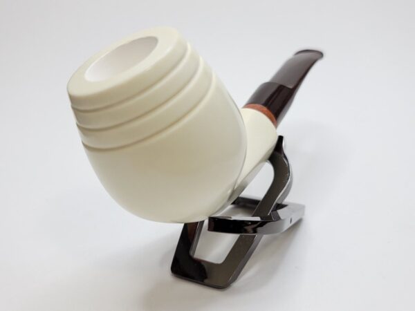 MBSD Meerschaum Deluxe Devil Anse Block Meerschaum Tobacco Pipe, 9mm Filter [SOLD OUT] - Image 9