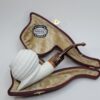 MBSD Meerschaum Deluxe Rusticated Block Meerschaum Tobacco Pipe, 9mm Filter [SOLD OUT] - Image 3