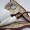 MBSD Meerschaum Deluxe Rusticated Block Meerschaum Tobacco Pipe, 9mm Filter [SOLD OUT] - Image 4