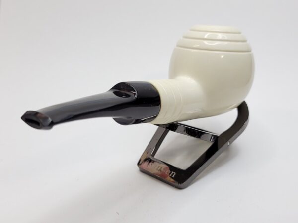 MBSD Meerschaum Deluxe Straight Ball Block Meerschaum Tobacco Pipe, 9mm [SOLD OUT] - Image 15