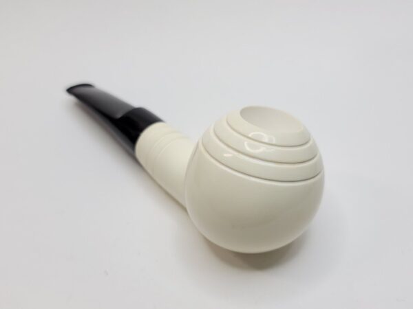MBSD Meerschaum Deluxe Straight Ball Block Meerschaum Tobacco Pipe, 9mm [SOLD OUT] - Image 18