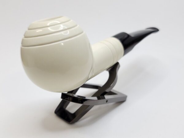 MBSD Meerschaum Deluxe Straight Ball Block Meerschaum Tobacco Pipe, 9mm [SOLD OUT] - Image 10