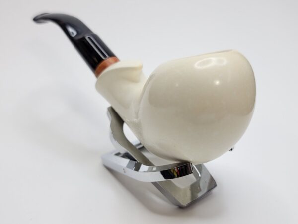 MBSD Meerschaum Freehand Block Meerschaum Tobacco Pipe, 9mm, Fitted Case [SOLD OUT] - Image 15