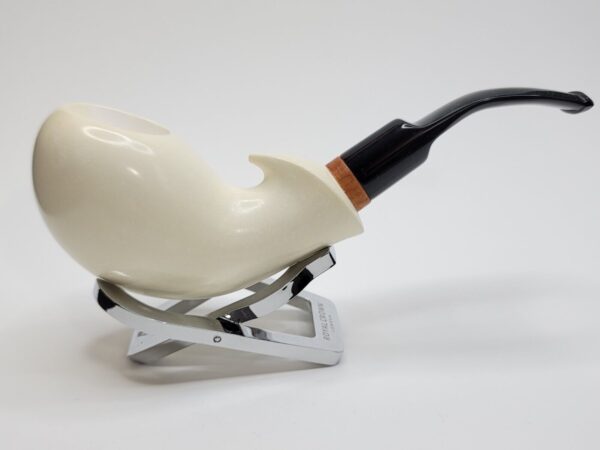MBSD Meerschaum Freehand Block Meerschaum Tobacco Pipe, 9mm, Fitted Case [SOLD OUT] - Image 7