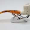 MBSD Meerschaum Lattice Bent Egg Block Meerschaum Tobacco Smoking Pipe, Fitted [SOLD OUT] - Image 11