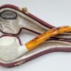 MBSD Meerschaum Lattice Bent Egg Block Meerschaum Tobacco Smoking Pipe, Fitted [SOLD OUT] - Image 9