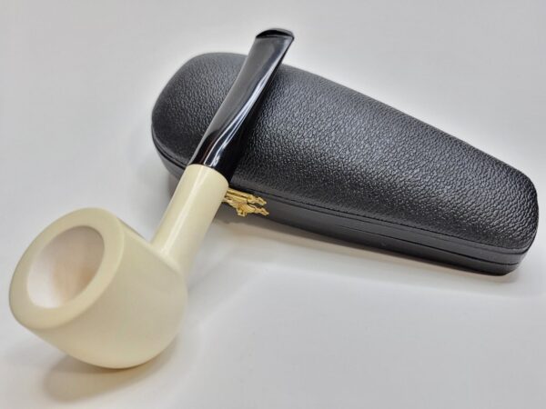 MBSD Meerschaum Masters Sadik Yanik Pot Block Meerschaum Tobacco Pipe, 9mm, Case [SOLD OUT] - Image 6