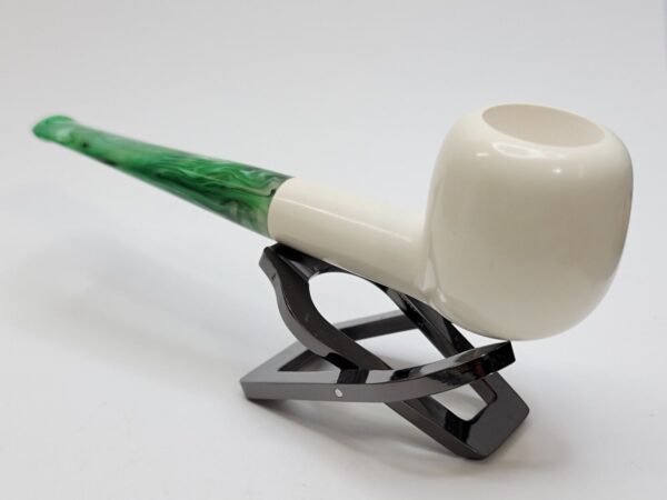 MBSD Meerschaum St Patrick's Day Block Meerschaum Tobacco Pipe, Fitted Case [SOLD OUT] - Image 14