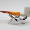 MBSD Meerschaum Straight Billiard Block Meerschaum Tobacco Smoking Pipe, Fitted [SOLD OUT] - Image 11
