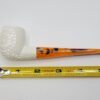 MBSD Meerschaum Straight Billiard Block Meerschaum Tobacco Smoking Pipe, Fitted [SOLD OUT] - Image 13