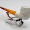 MBSD Meerschaum Straight Billiard Block Meerschaum Tobacco Smoking Pipe, Fitted [SOLD OUT] - Image 10