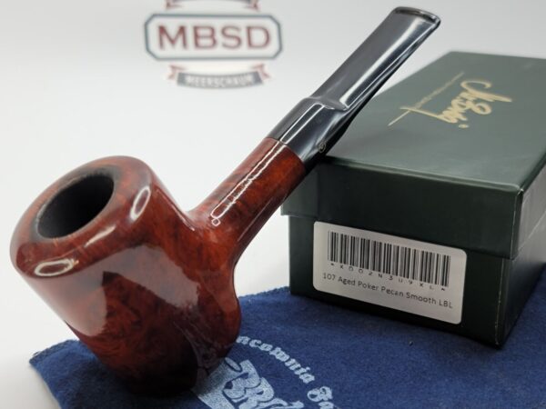 Mr Brog Aged Briar Pecan Smooth 107 Estate Briar Tobacco Smoking Pipe, 9mm [SOLD OUT] - Image 3