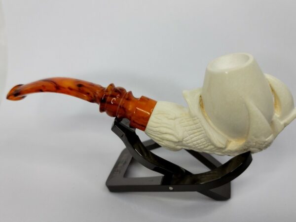 Nice Block Meerschaum Tobacco Pipe Of Claw Holding Egg, Fitted Case [SOLD OUT] - Image 7