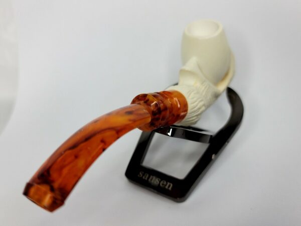 Nice Block Meerschaum Tobacco Pipe Of Claw Holding Egg, Fitted Case [SOLD OUT] - Image 9