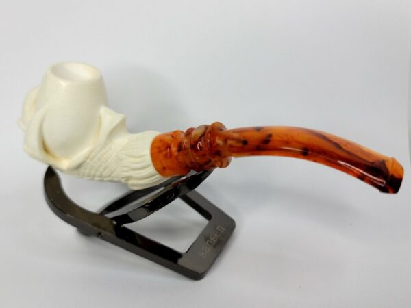 Nice Block Meerschaum Tobacco Pipe Of Claw Holding Egg, Fitted Case [SOLD OUT] - Image 10