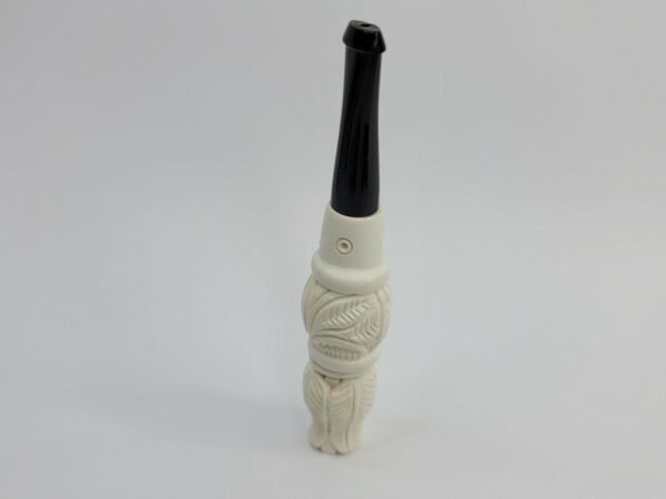 Ornate Hand Carved Block Meerschaum 4" Long [SOLD OUT] - Image 3