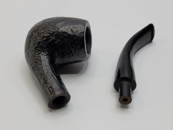 Parker Super Bark 47 Bent Billiard Estate Briar Tobacco Smoking Pipe, London [SOLD OUT] - Image 18