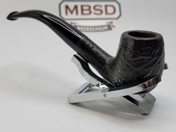 Parker Super Bark 47 Bent Billiard Estate Briar Tobacco Smoking Pipe, London [SOLD OUT] - Image 6