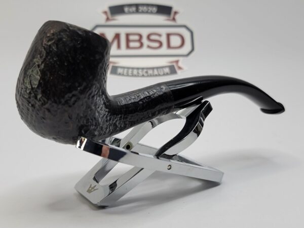 Parker Super Bark 47 Bent Billiard Estate Briar Tobacco Smoking Pipe, London [SOLD OUT]