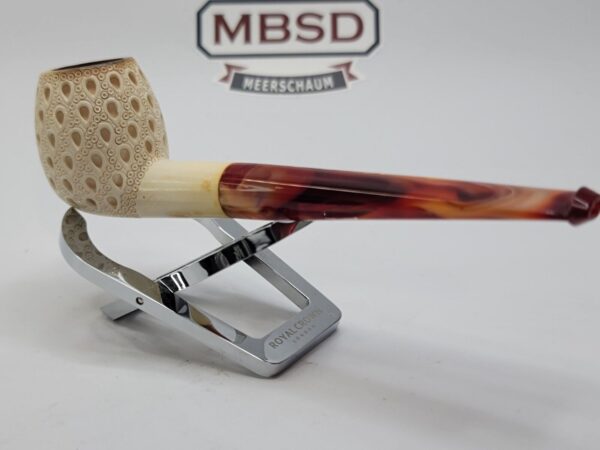 Paykoc Block Meerschaum Estate Tobacco Smoking Pipe, Fitted Case, Apple [SOLD OUT] - Image 12
