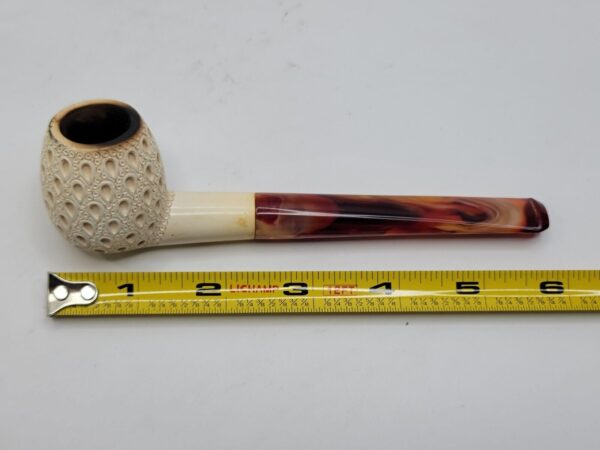 Paykoc Block Meerschaum Estate Tobacco Smoking Pipe, Fitted Case, Apple [SOLD OUT] - Image 13
