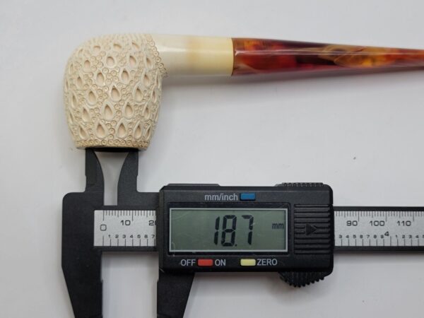 Paykoc Block Meerschaum Estate Tobacco Smoking Pipe, Fitted Case, Apple [SOLD OUT] - Image 14