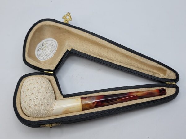 Paykoc Block Meerschaum Estate Tobacco Smoking Pipe, Fitted Case, Apple [SOLD OUT] - Image 6