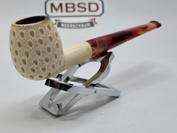 Paykoc Block Meerschaum Estate Tobacco Smoking Pipe, Fitted Case, Apple [SOLD OUT] - Image 8