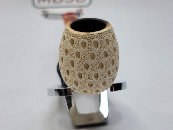 Paykoc Block Meerschaum Estate Tobacco Smoking Pipe, Fitted Case, Apple [SOLD OUT] - Image 9
