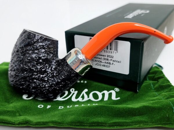Peterson 2022 Halloween Sandblasted 306 Briar Tobacco Pipe, New In Box [SOLD OUT] - Image 4