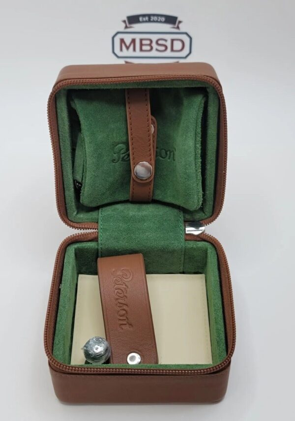 Peterson Grafton System Tobacco Pipe Travel Case, Leather Pipe Box, New [SOLD OUT] - Image 5