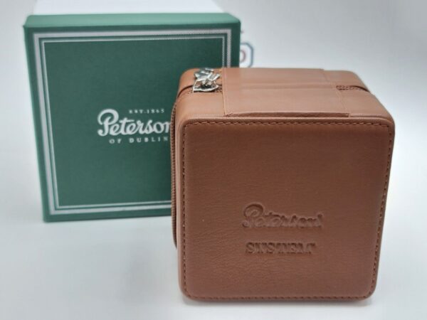 Peterson Grafton System Tobacco Pipe Travel Case, Leather Pipe Box, New [SOLD OUT]