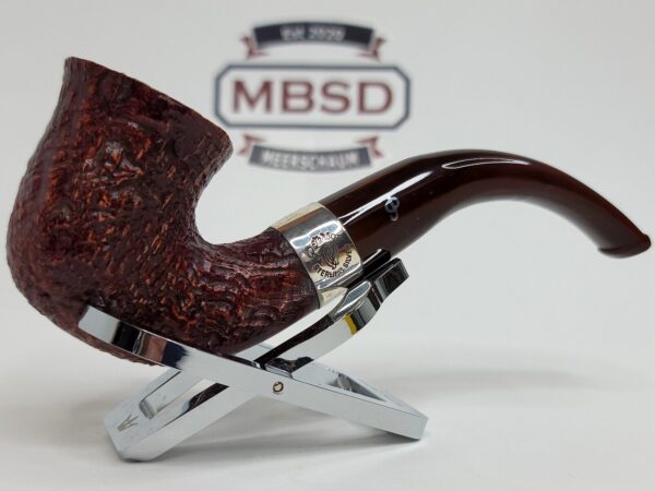 Peterson Irish Harp Sandblasted 05 Fishtail Calabash Bell Briar Tobacco Pipe [SOLD OUT] - Image 4