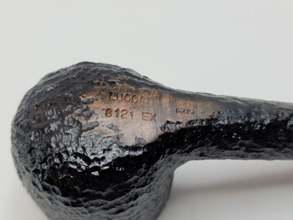 Rossi By Savinelli Lucca 8121 EX Rusticated Pot Briar Tobacco Pipe, Italy [SOLD OUT] - Image 12